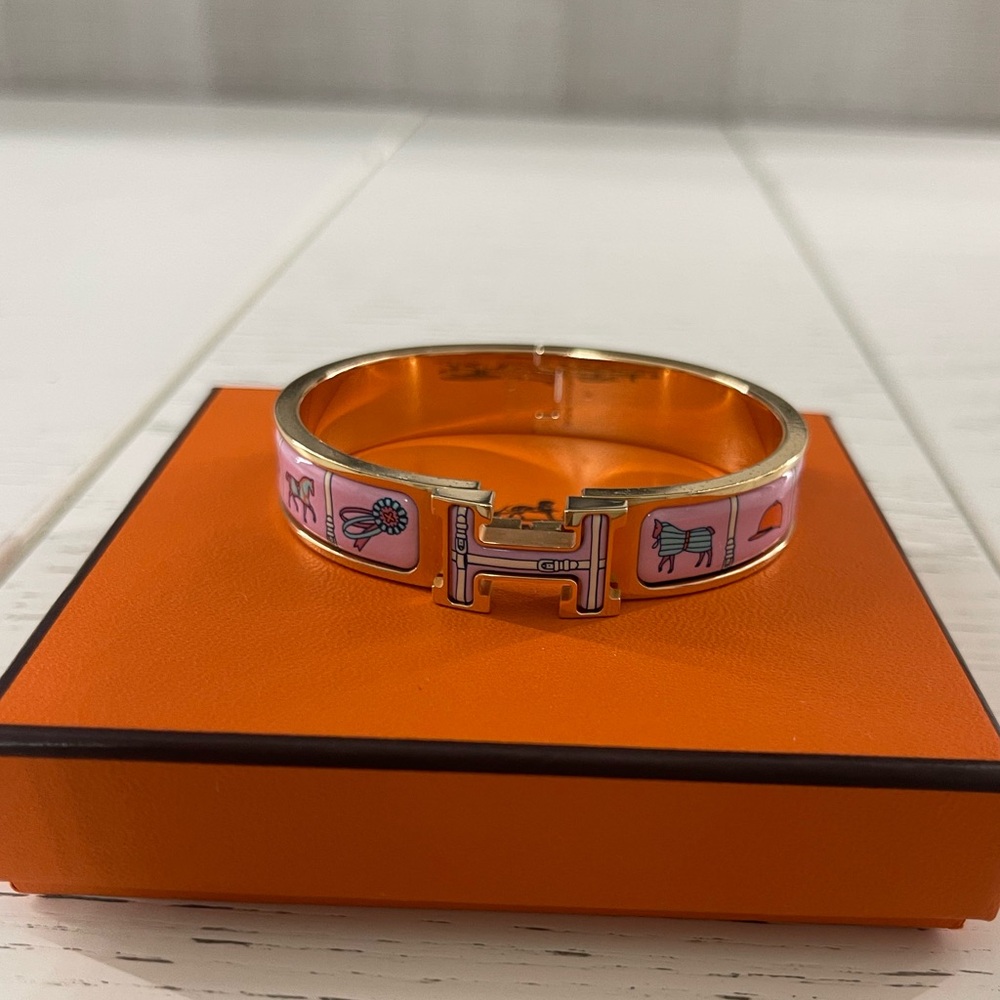 💯 authentic Hermes🛍 woman bracelet, original box and dust box including